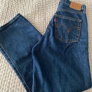 Levi’s ribcage straight ankle jeans 25